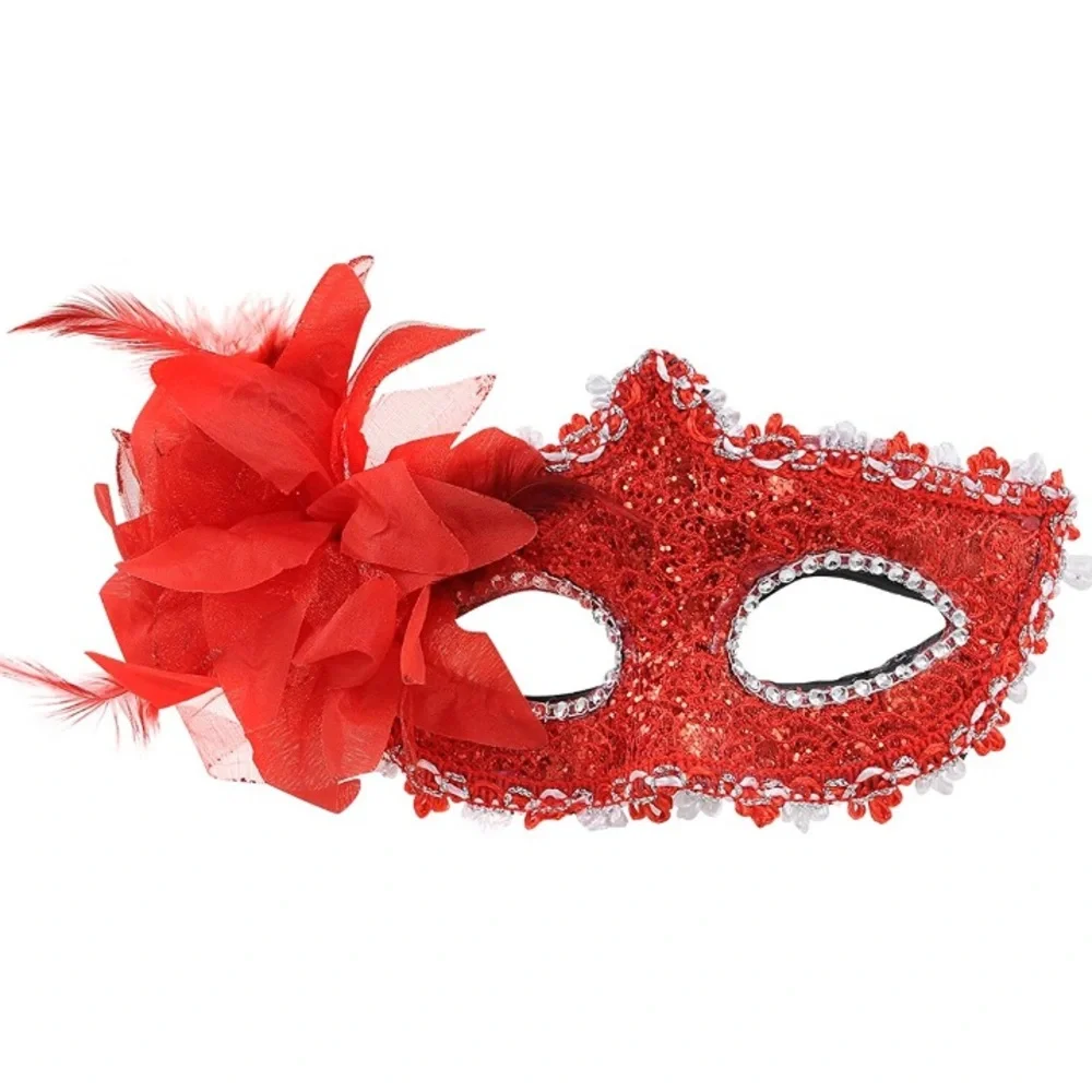 🧟‍♀️Red GOTHIC MASQUERADE EYE MASK *NWT*🧟‍…